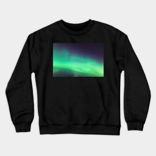 Northern lights close-up Crewneck Sweatshirt